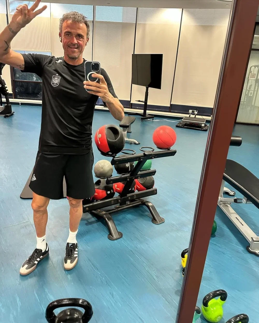 La disciplinada rutina de entrenamiento de Luis Enrique